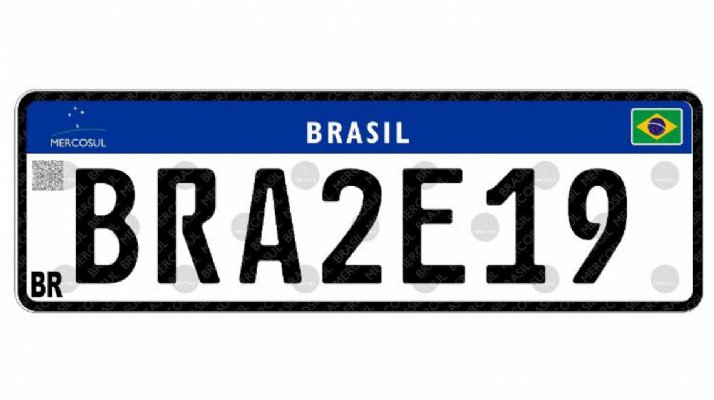 Novas placas de veículos serão obrigatórias a partir de 31 de janeiro