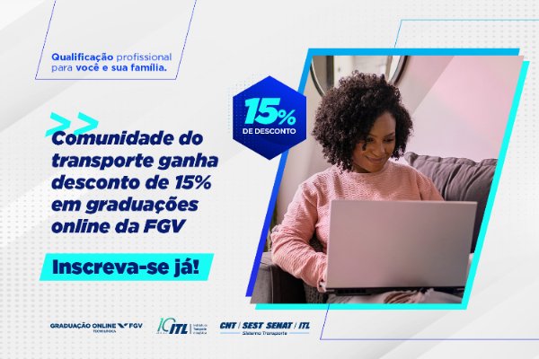 Trabalhadores do transporte&amp;#44; seus filhos e cônjuges têm 15% no próximo vestibular da FGV