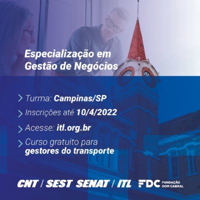 Inscrições abertas para Especialização em Gestão de Negócios em Campinas