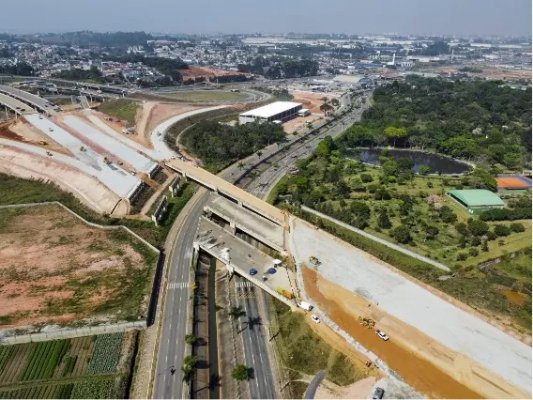 Obras do Rodoanel Norte passam de 30% de execução